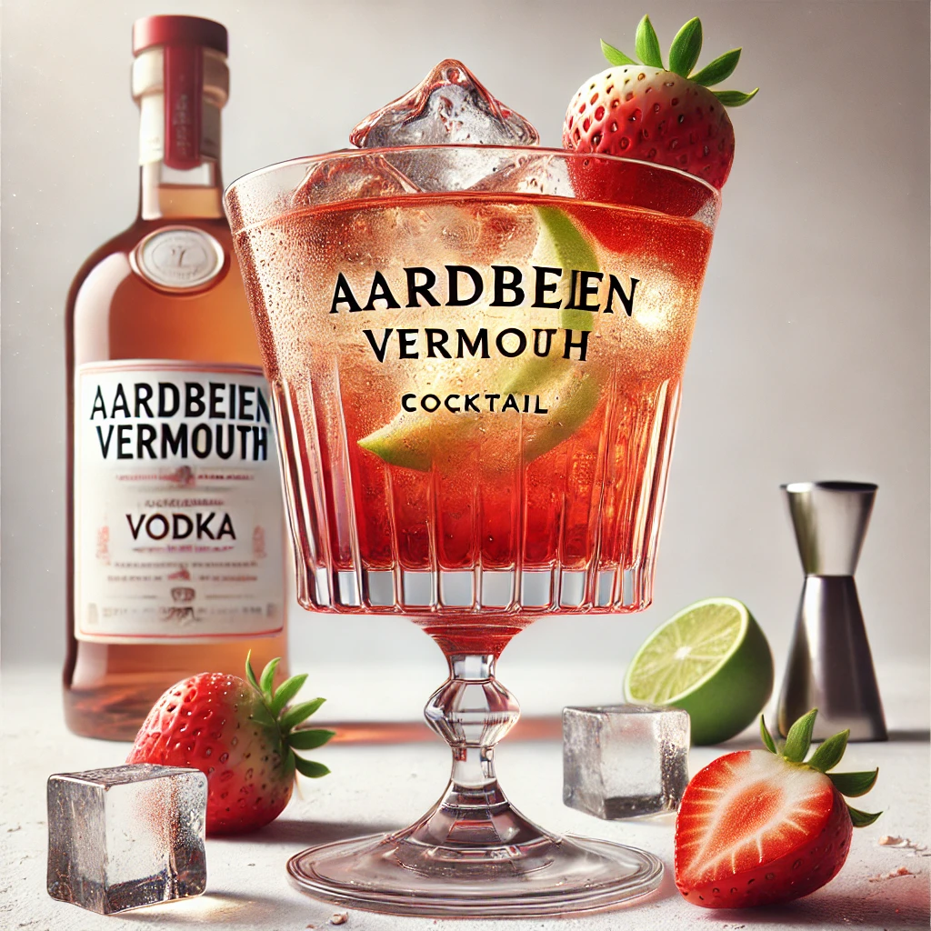 Aardbeien vermouth
