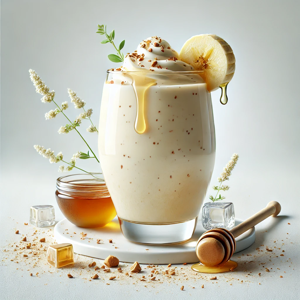 Bananen honing smoothie