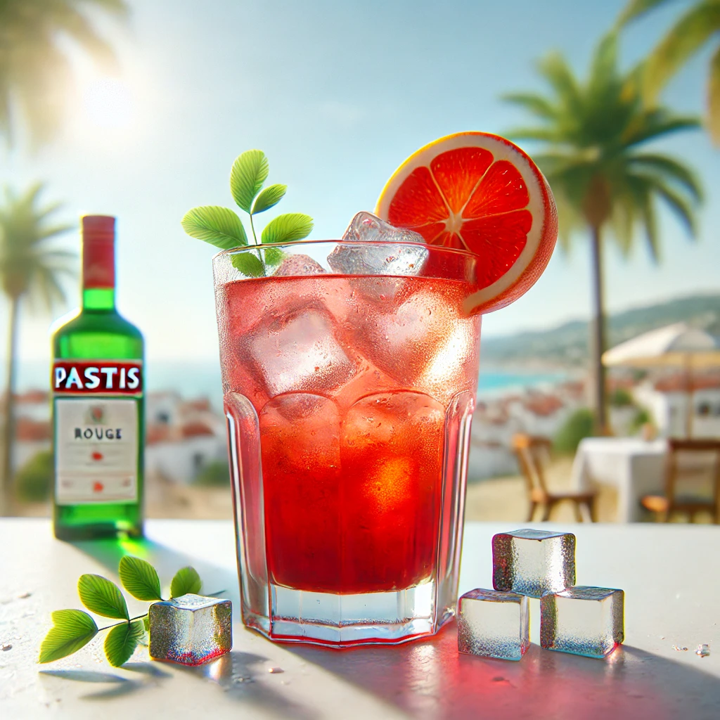 Maak deze cocktail: Pastis rouge