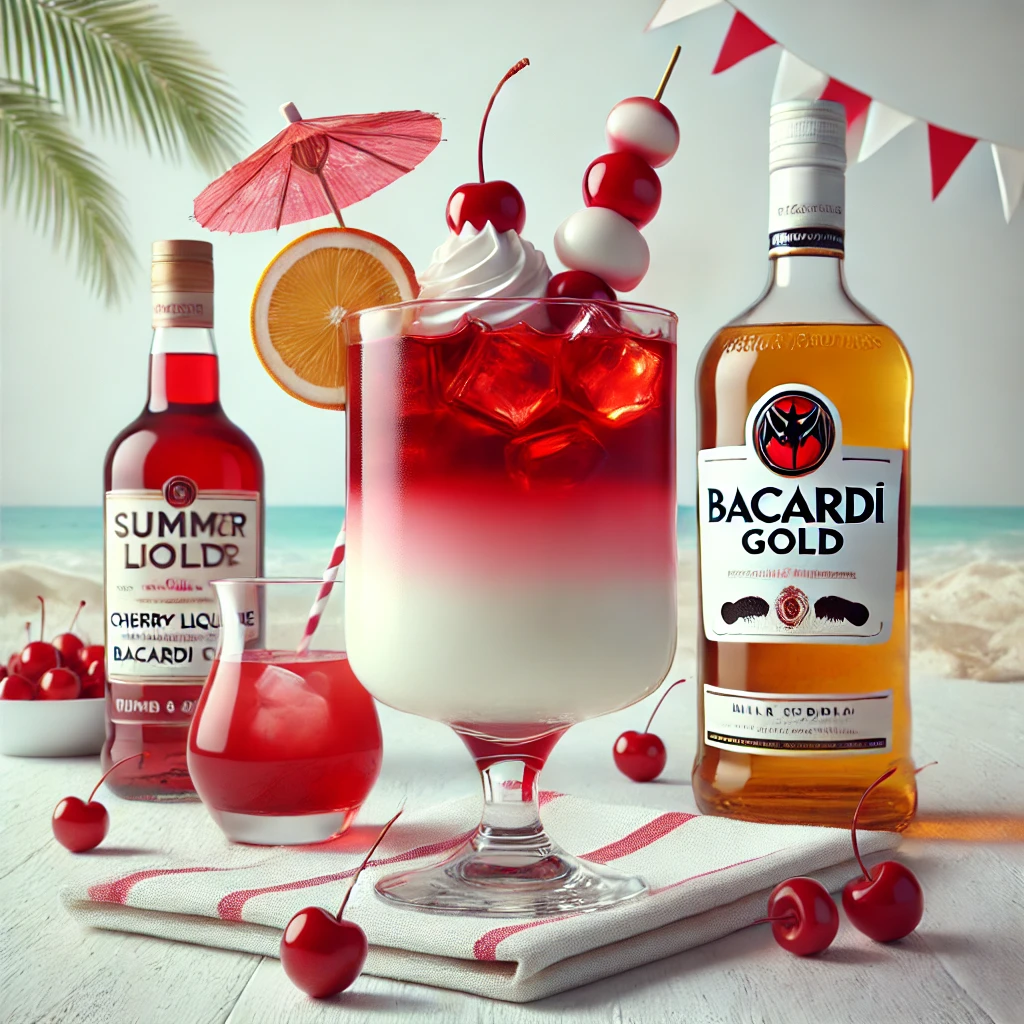 Maak deze cocktail: Red and white