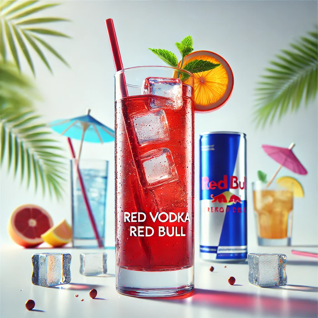 Maak deze cocktail: Red Wodka Red Bull