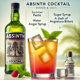Absinth cocktail