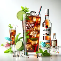 Baco bacardi en cola