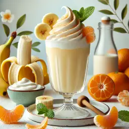 Shake this cocktail: Banaan mandarijn smoothie