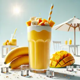 Banaan mango smoothie