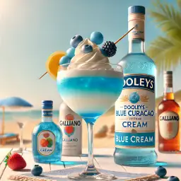 Maak deze cocktail: Blue Cream