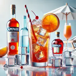 Shake this cocktail: Campari and Wodka
