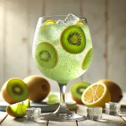 Kiwi met bitter lemon