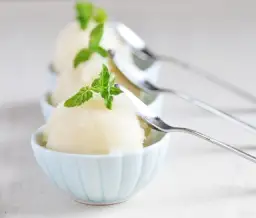 Lemon sorbet