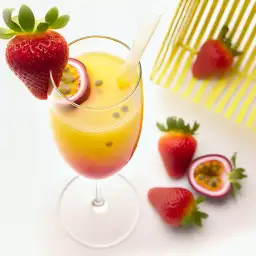 Maak deze cocktail: Passion Mimosa