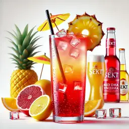 Maak deze cocktail: Red Bubbles