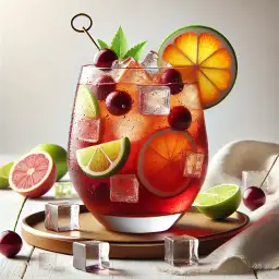 Maak deze cocktail: Rode wijn cobbler