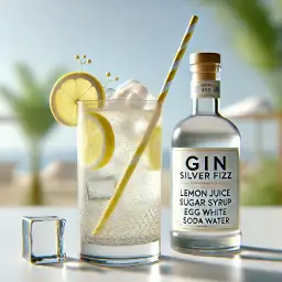 Shake this cocktail: Silver fizz